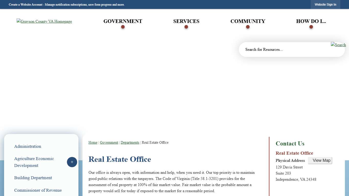 Real Estate Office | Grayson County, VA